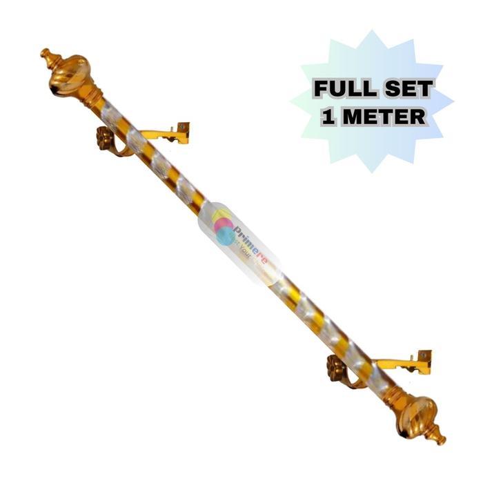 New Besi Gorden Full Set 1 Meter Murah / Tiang Gorden Full Set Jendela