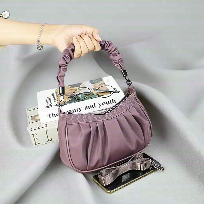 veluna- Luna Aura Tas Selempang Jinjing Rempel Medina Iw 71 Tas Kerut Mewah Elegan Tas Slempang