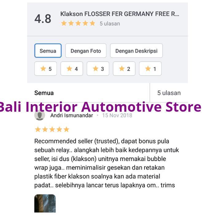 Terbaru Klakson BMW Flosser FER ORIGINAL Germany + RELAY Flosser Ready Stock