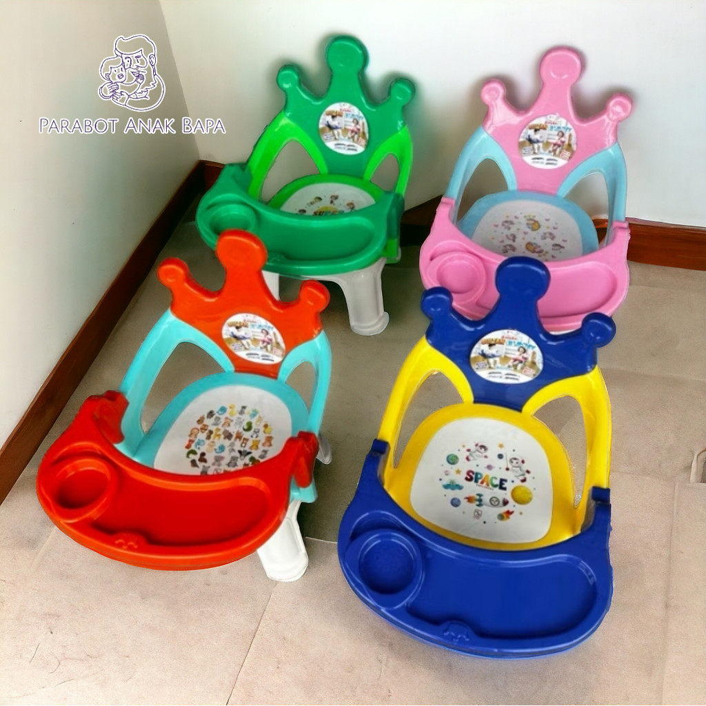 Kursi Sender Anak + Meja Kursi Makan Anak Kursi Anak Plastik