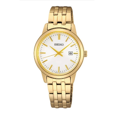 Jam Tangan Wanita Seiko Classic SUR412P1 SUR412P1X1 Strap Stainless Steel Gold Color Discover More S