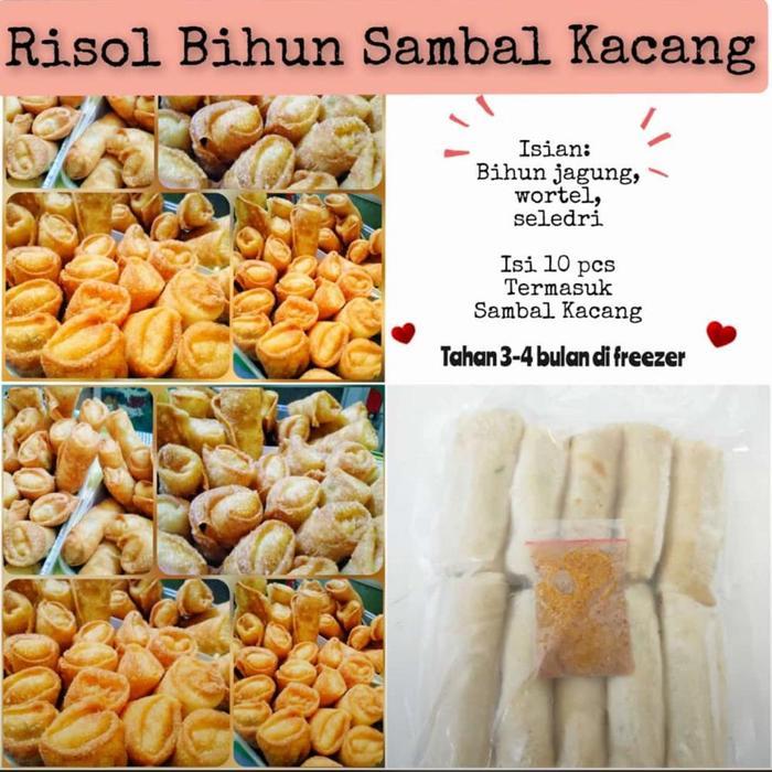 0nro- Risol Bihun Sambel Kacang Frozen