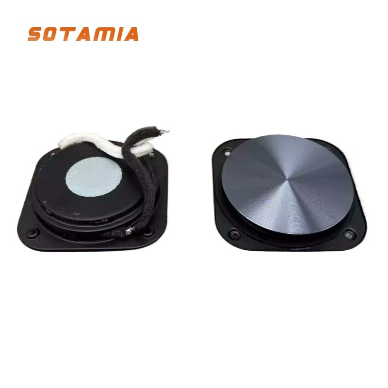 2Pcs 3 Inch Subwoofer Subwoofer Speaker 4 Ohm 125 Watt Brushed Basin Waterproof Large Neodymium
