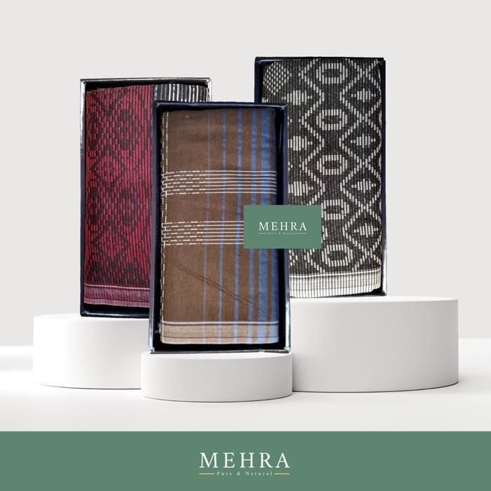 Kain Sarung Songket / Tenun / Busana Muslim Pria Dewasa Motif Premium