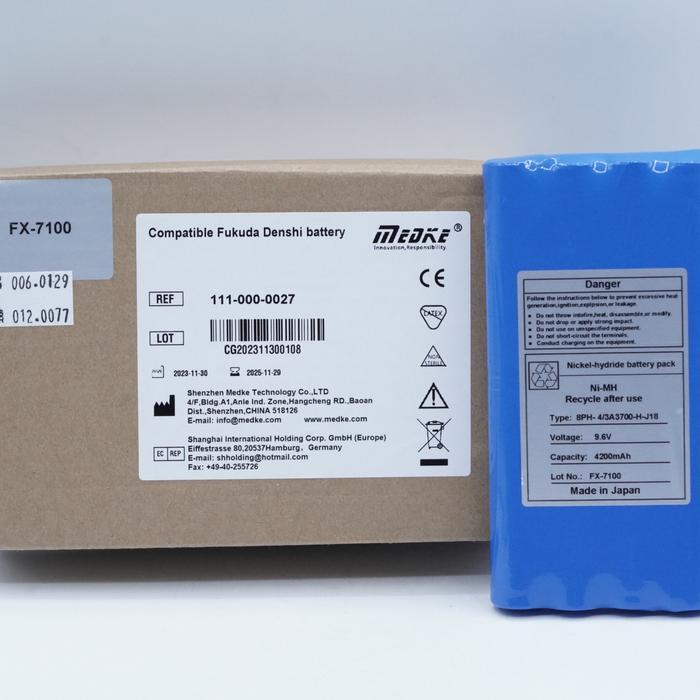 Medke Battery Fukuda Denshi Drager 9.6V For Ecg Cardimax Fcp7101-Fx7102 111-000-0027 Sku 4.006.0129