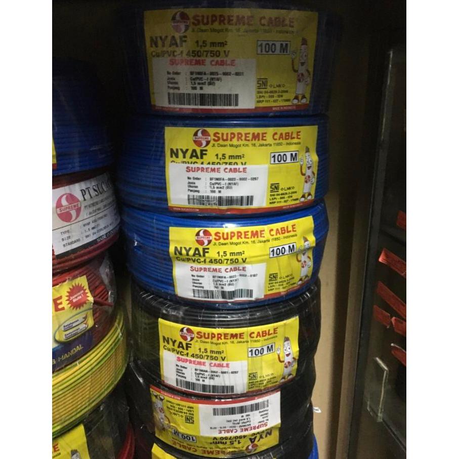 Kabel Nyaf 1.5Mm Supreme @100 / Nyaf 1X1,5Mm