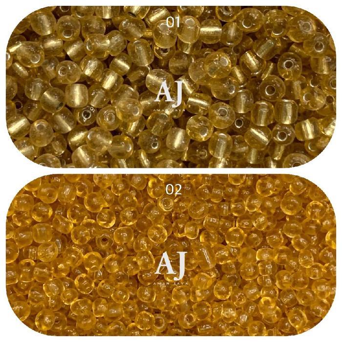 e64c- Manik Mote Payet Pasir 6/O Agb 500 Gram Warna Warni