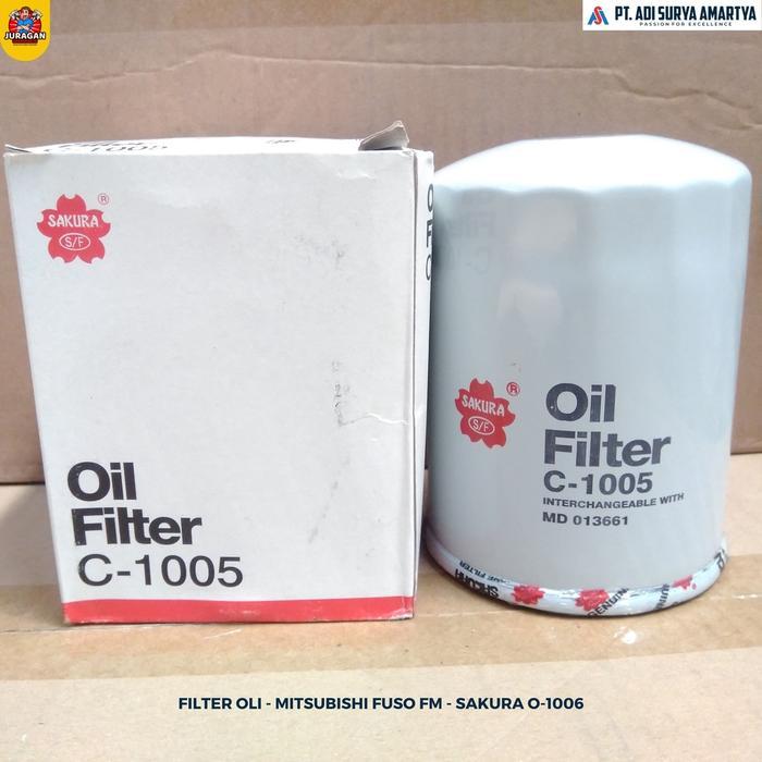 Filter Oli Mobil Mitsubishi L300 Old (82-86) - Sakura C1005 - Engine Oli Car Motorcycle