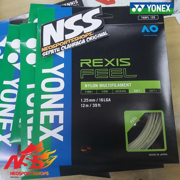 SENAR RAKET TENIS YONEX REXIS FEEL ORIGINAL