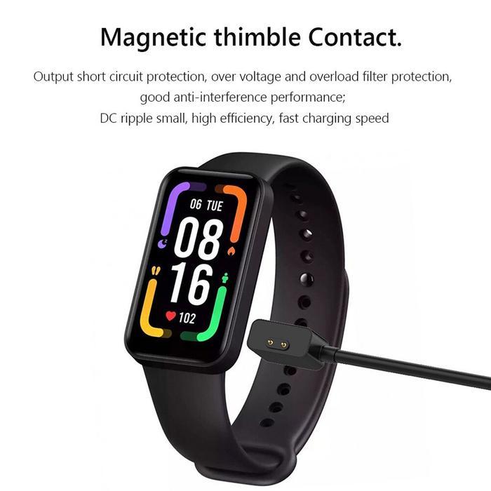 4x7s- Charger Magnetic Cable Usb 1M Smartband For Xiaomi Mi Redmi Watch 3 / 2 Lite & Redmi