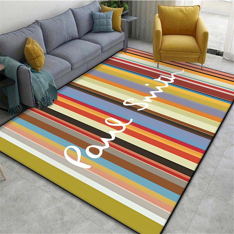 London Fashion P-Paul Smith Printed Floor Mat Carpet 15 Sizes Living Room Bedroom Bedside Sill