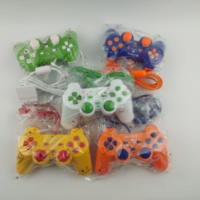 Terlaris STIK PS2 WARNA - JOYSTICK PS 2 KABEL SALE