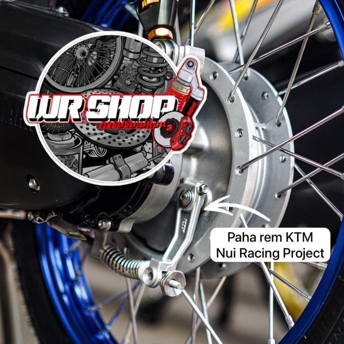 PAHA REM BELAKANG MIO FINO NOUVO PAHA REM NUI RACING PROJECT ORIGINAL THAILAND MOTORCYCLE