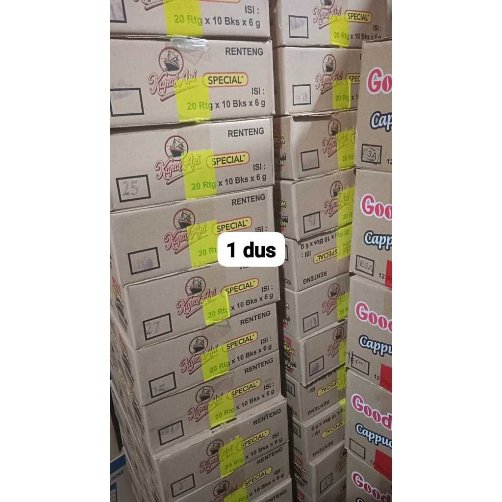 GROSIR 1 DUS 20 renceng kopi kapal api merah special mini kopi kapal api mini merah 6 gram tanpa