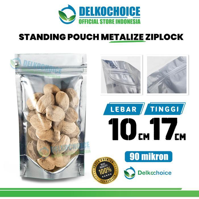Standing Pouch 10x17cm ALUMUNIUM FOIL Sealer Makanan Delkochoice
