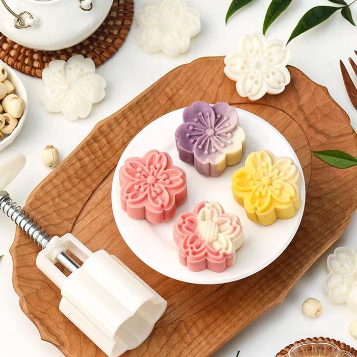 CETAKAN SAKURA KUE KERING CETAKAN NASTAR MINI CETAKAN MOONCAKE MINI