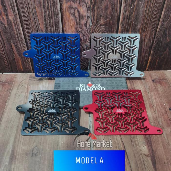 COVER TUTUP RADIATOR VARIO PCX ADV 160 2024 2023 2022 BLACK DIAMOND FULL CNC AKSESORIS