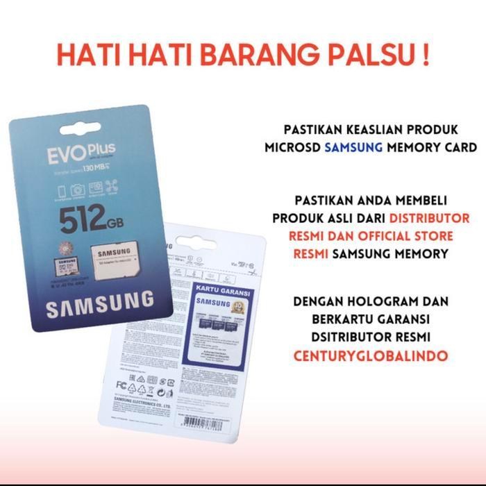 bgl0- Samsung Microsd Evo Plus 32Gb 64Gb 128Gb 256Gb 512Gb 1Tb Memory Card