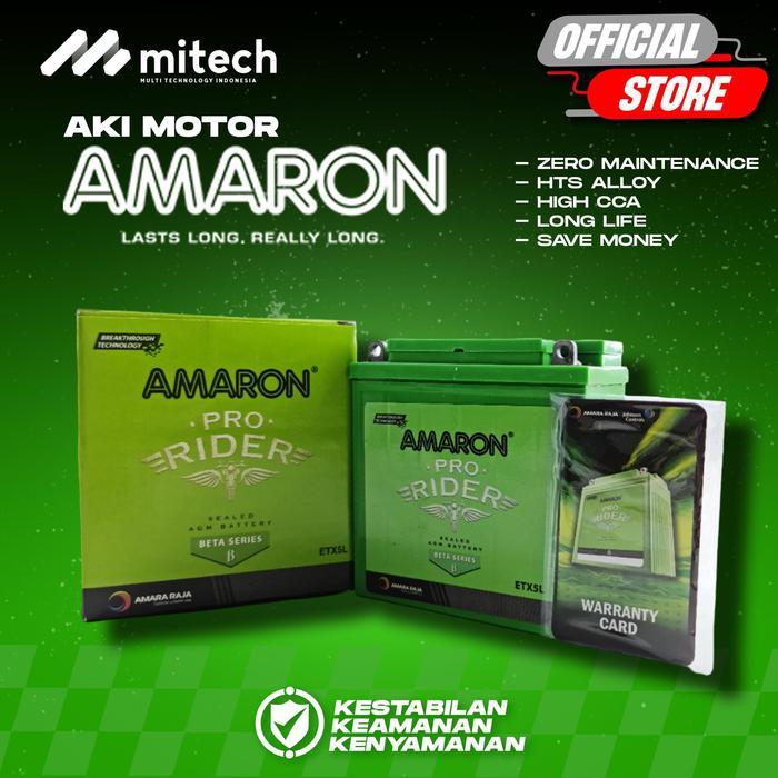 Amaron Aki Kering Motor Vespa Exclusive Etx5L / Gm5Z-3B / Yb5L