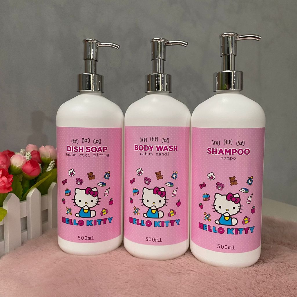 BOTOL SABUN MANDI CAIR 500ml Botol Pump sabun cair