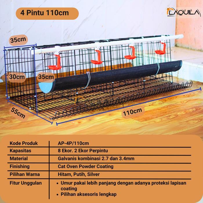 PAKET KANDANG AYAM PETELUR FULLSET AKSESORIS LENGKAP RUMAHAN MODERN 3 TINGKAT