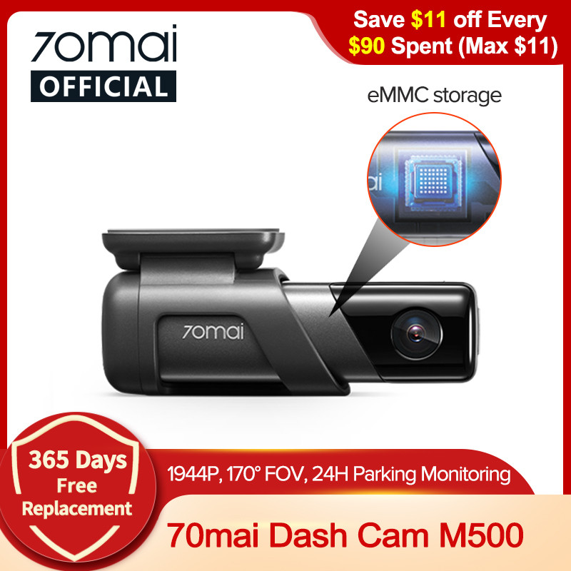 70mai Dash Cam M500 1944P 170FOV 70mai Car DVR Camera Recorder