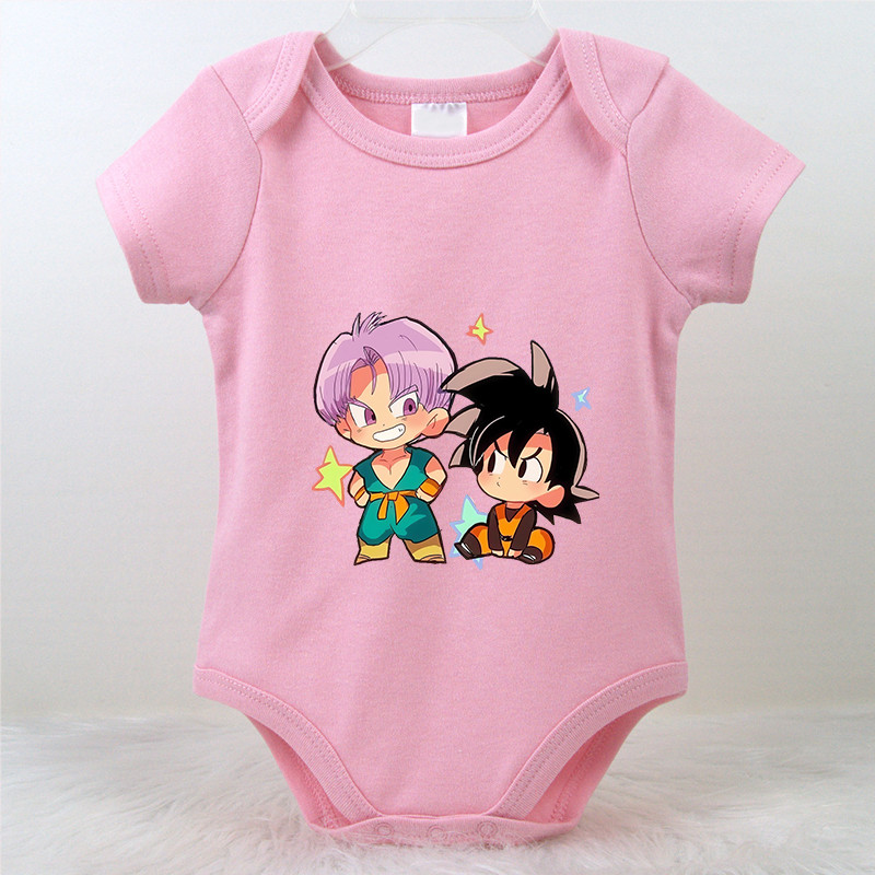 Dragon Ball Baby Crawl Clothes Newborn Clothes Goku Kawaii Anime Figure Jumpsuit Crawling Suits