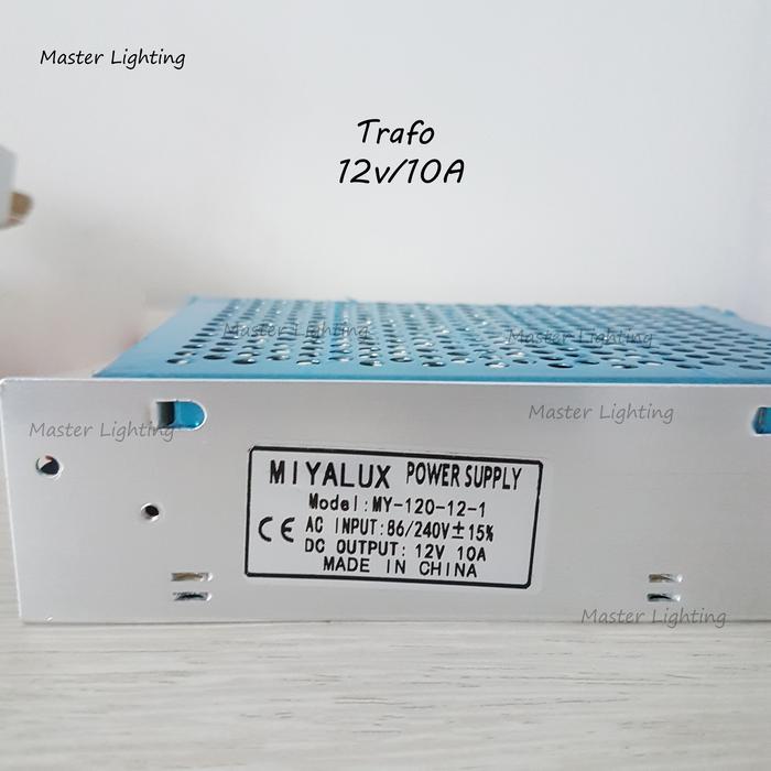 Adaptor Led 12V 10A Power Supply Trafo Original
