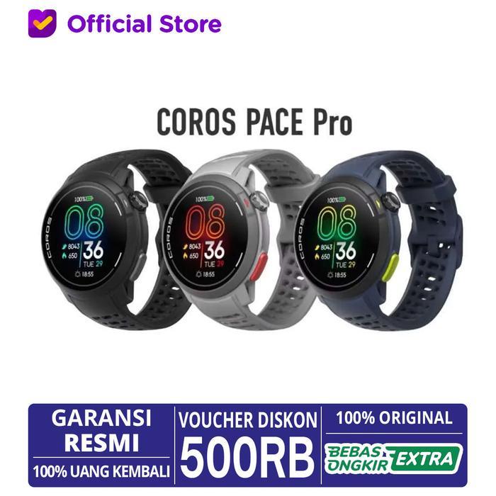 Coros PACE PRO GPS Amoled Sport Watch Jam Tangan GPS
