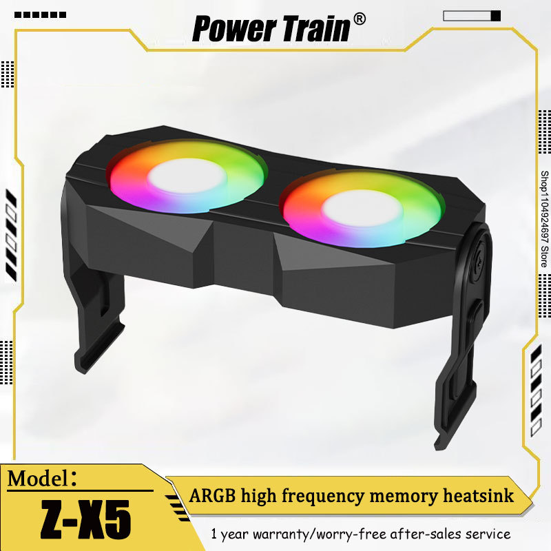 Power Train Z-X5 Memory Stick Cooling Fan ARGB Divine Light Synchronous Tower Computer Case Air
