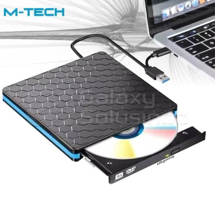 M-Tech Pop Up External DVD-RW USB 3.0 + USB Type C Optical Drive