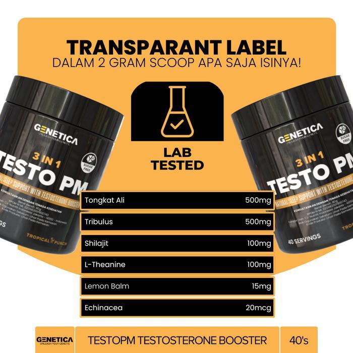 ofbh- Genetica 3 In 1 Testo Pm 40 Serving Testobooster Testo Booster