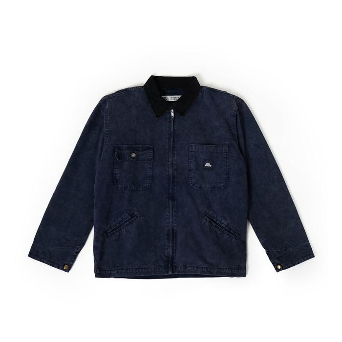 Hoi Polloy - Yale Jacket (Washed Navy) Fit Unisex Jaket Outer