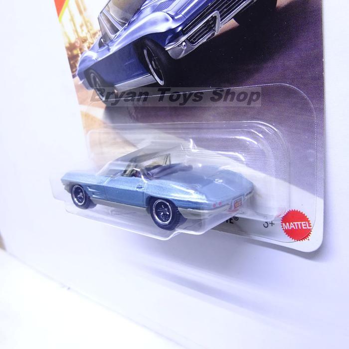 Matchbox 1963 Chevy Corvette Biru