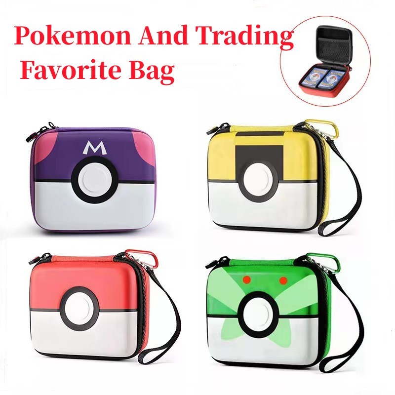 Pokemon Cards Album Storage Bag Box VMAX MEGA Gold Card Collection Folder Anime Game Yugioh Card Shi
