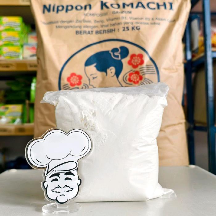 Tepung Terigu Nippon Komachi Repack / Tepung Komachi 500Gr / Tepung Komachi 1Kg