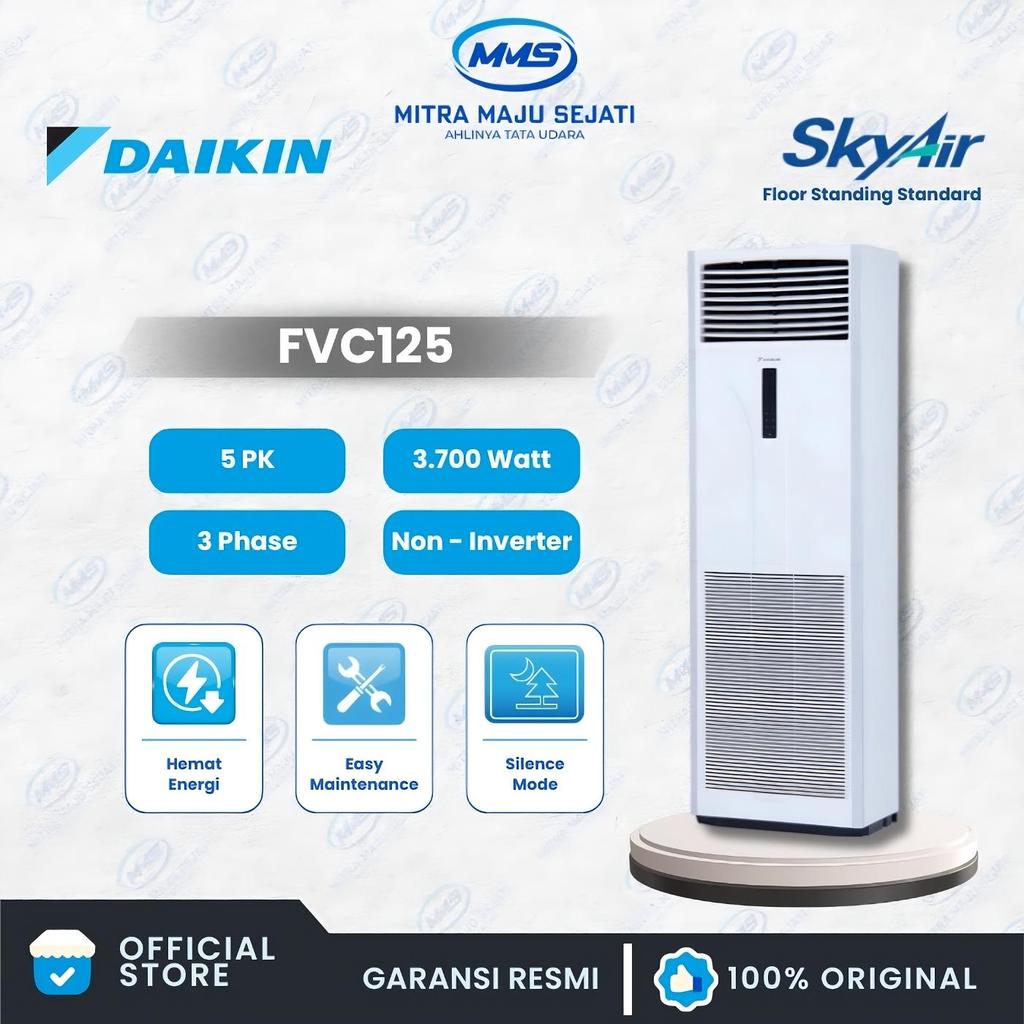 FVC125 | AC Floor Standing Daikin 5 PK [3 Phase] Standard Malaysia – Unit Only