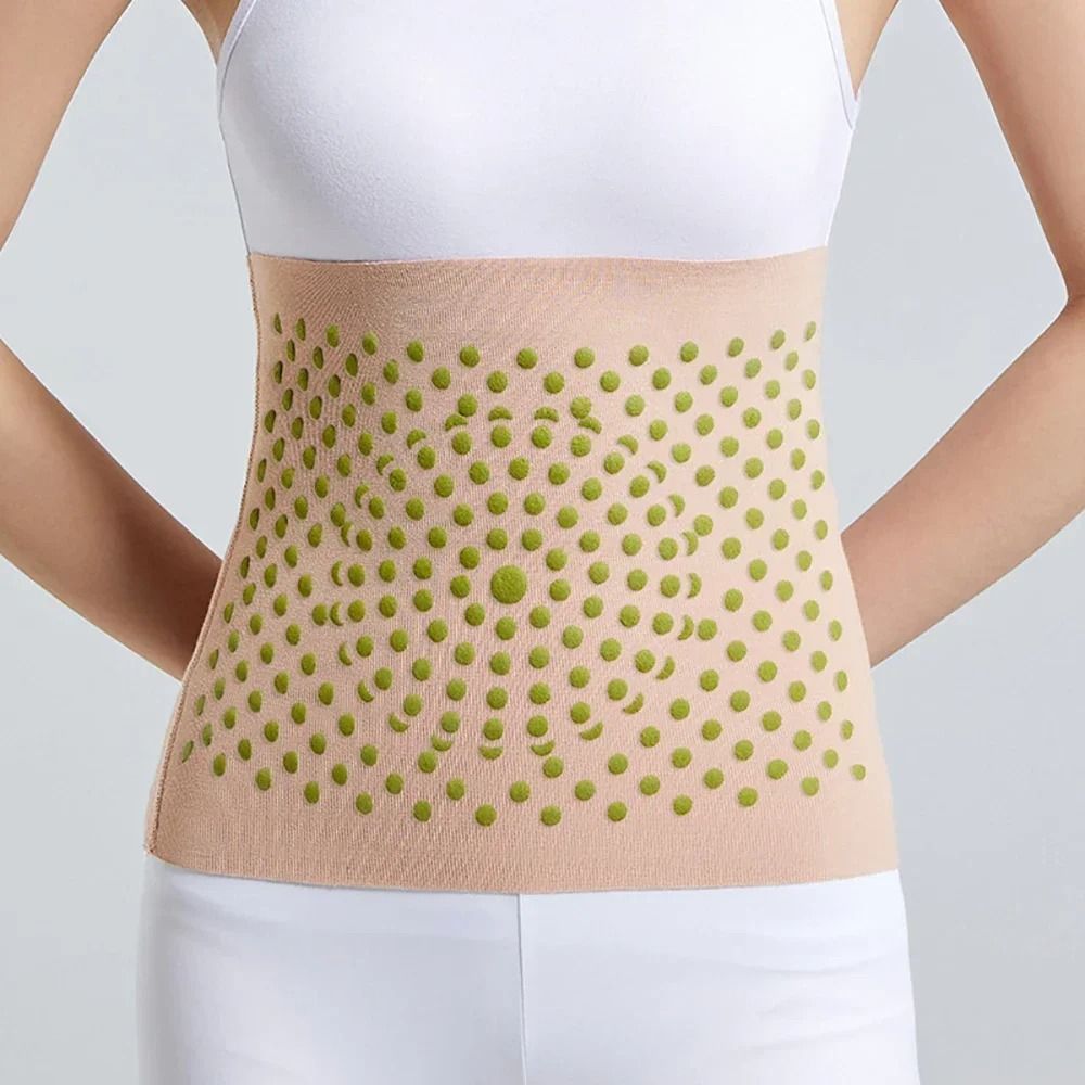 Self-Heating Mugwort Therapy Waist Support Belt Waist Support Belt Lower Back Support Thin Soft