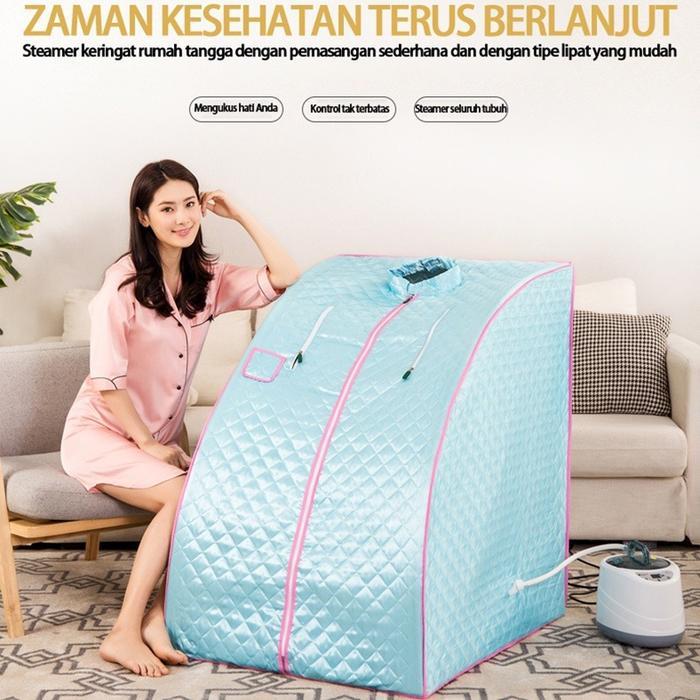 kotak sauna / Portable Steam Sauna Alat Pelangsing Tubuh / Alat Spa /Alat Mandi Uap