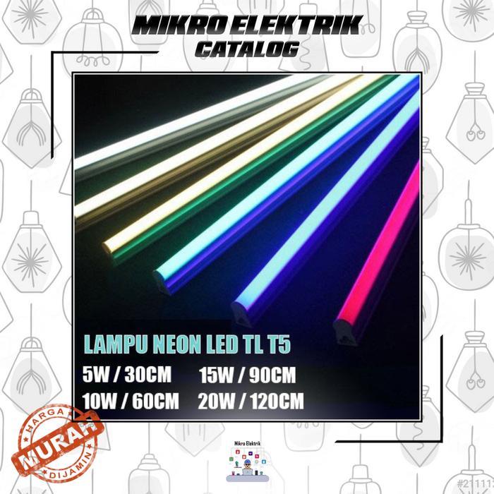 luxp- Lampu Tl T5 Neon Led Warna Warni 19W 120Cm Szmr