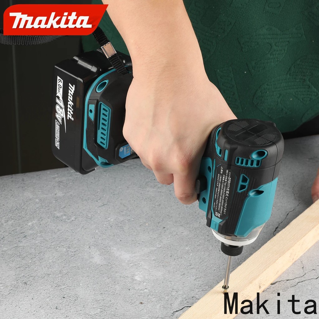 Makita DTD171 18V Brushless Impact Driver Rechargeable Screwdriver Drills Cordless Power Tools