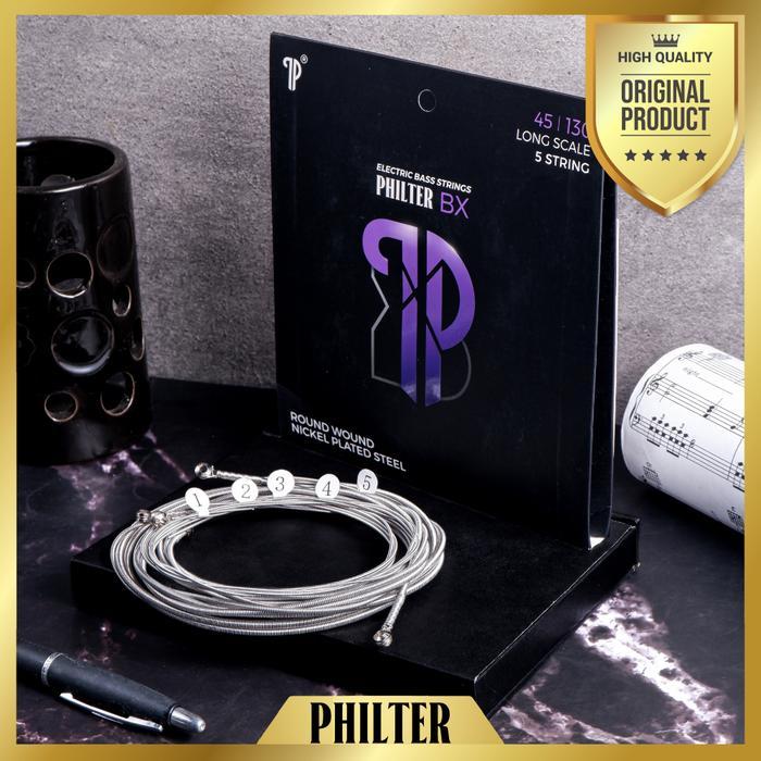 SENAR GITAR BASS 4 DAN 5 SENAR PHILTER BX ORIGINAL