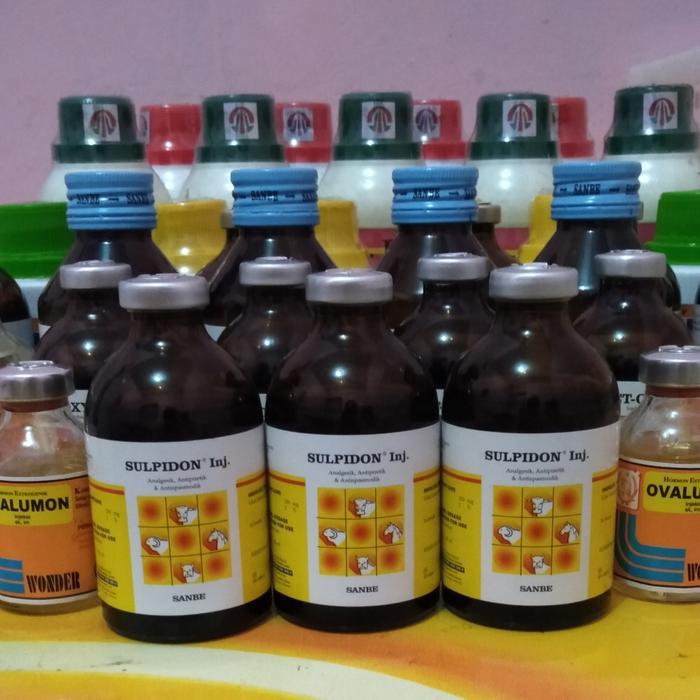 Sulpidon 50 ml (obat injeksi demam & meriang untuk hewan).