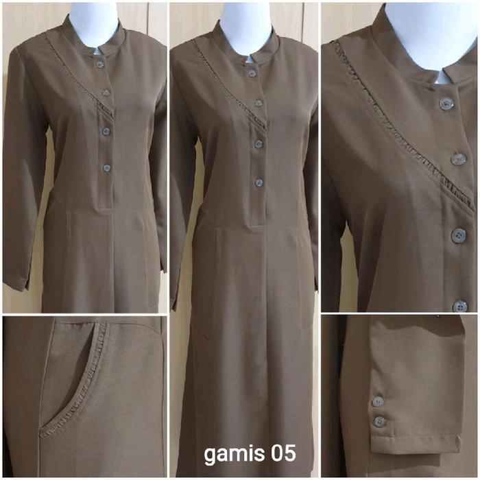gamis Pemda gamis pdh seragam dinas Pemda gamis muslimah Seragam pns Blazer Kerja Wanita Panjang