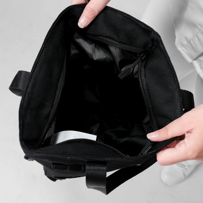 veluna- Pamole Tas Tote Bag Bahan Kanvas Penutup Resleting Unisex - Arel Series Totebag Tote