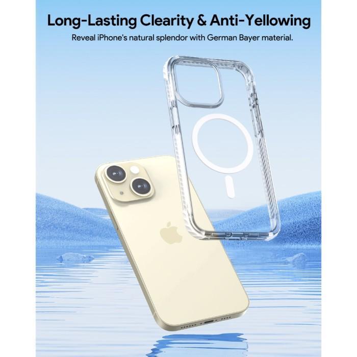 abcd- Aukey Iphone 15 Series Premium Protection Clear Case With Magsafe