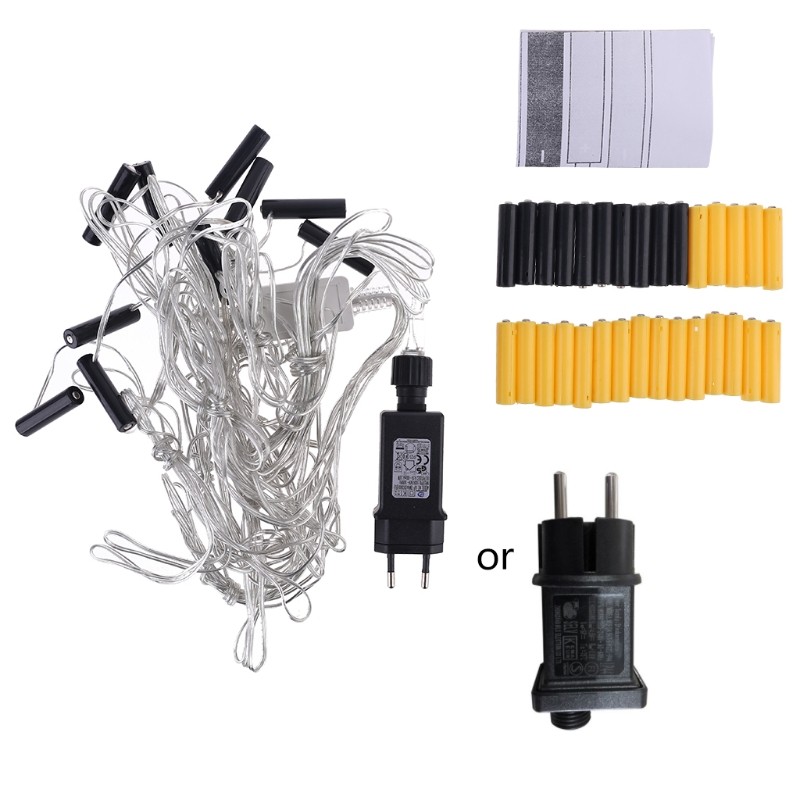 EU Plug 10-in-1 AA AAA Battery Eliminator Replace 2x 3x AA AAA