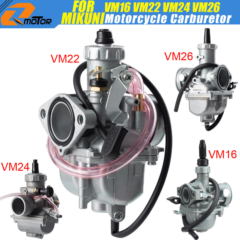 Motorcycle Carburetor 19mm 26mm 28mm 30mm Carb For Mikuni VM16 VM22