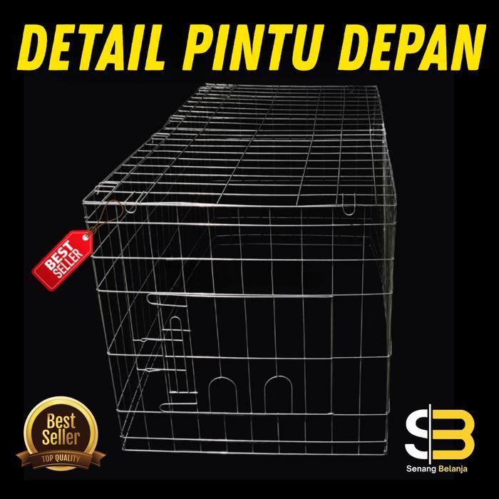 KANDANG AYAM UMBARAN EXTRA JUMBO UK. 160 X 80 X 80CM - KANDANG LIPAT GALVANIS MULTIFUNGSI