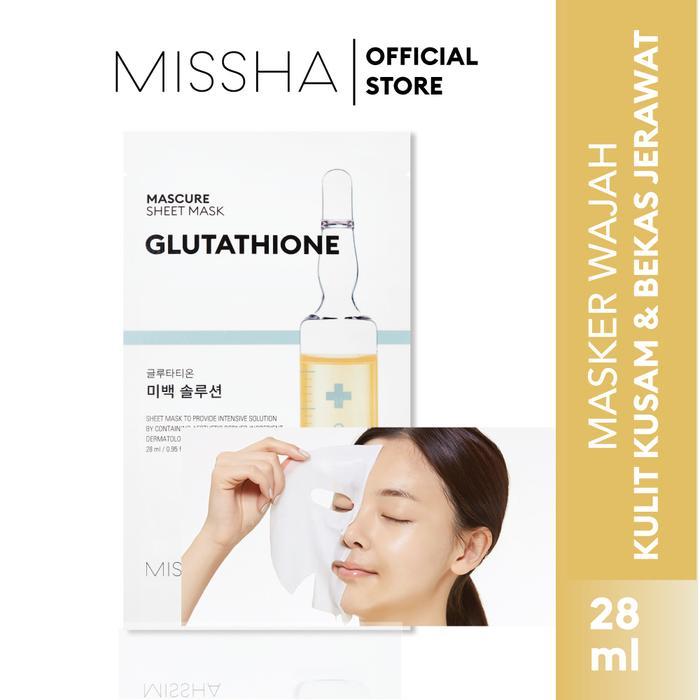 kdln- Missha Mascure Sheet Mask - Masker Wajah (28Ml)